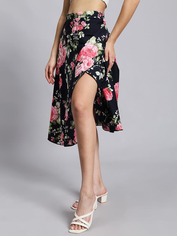Everyday Wear Midi Wrap Skirt