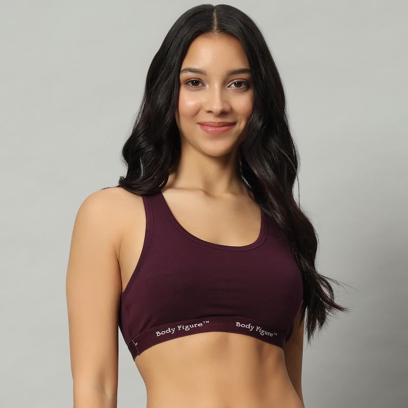 Racerback Sports Bra (Wine)