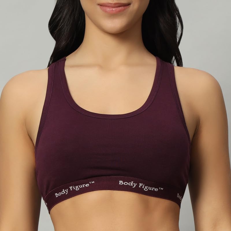 Racerback Sports Bra (Wine)
