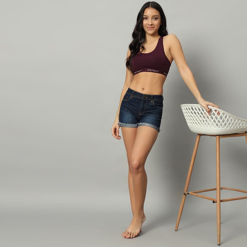 Racerback Sports Bra (Wine)