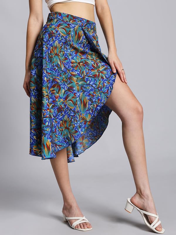 Everyday Wear Midi Wrap Skirt