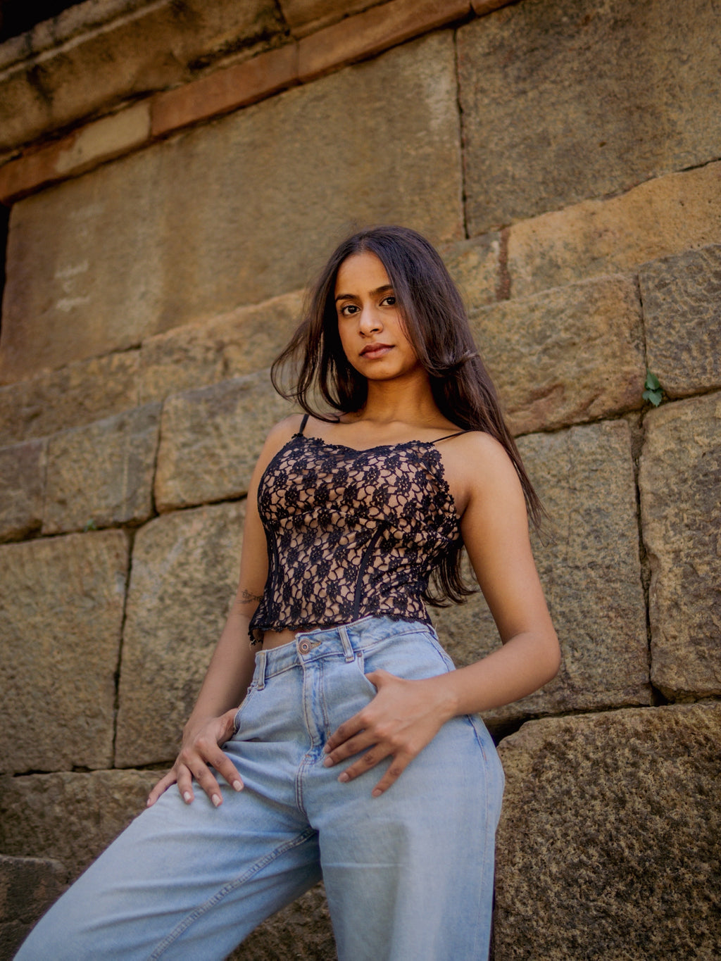 Bloom Lace Corset Cami