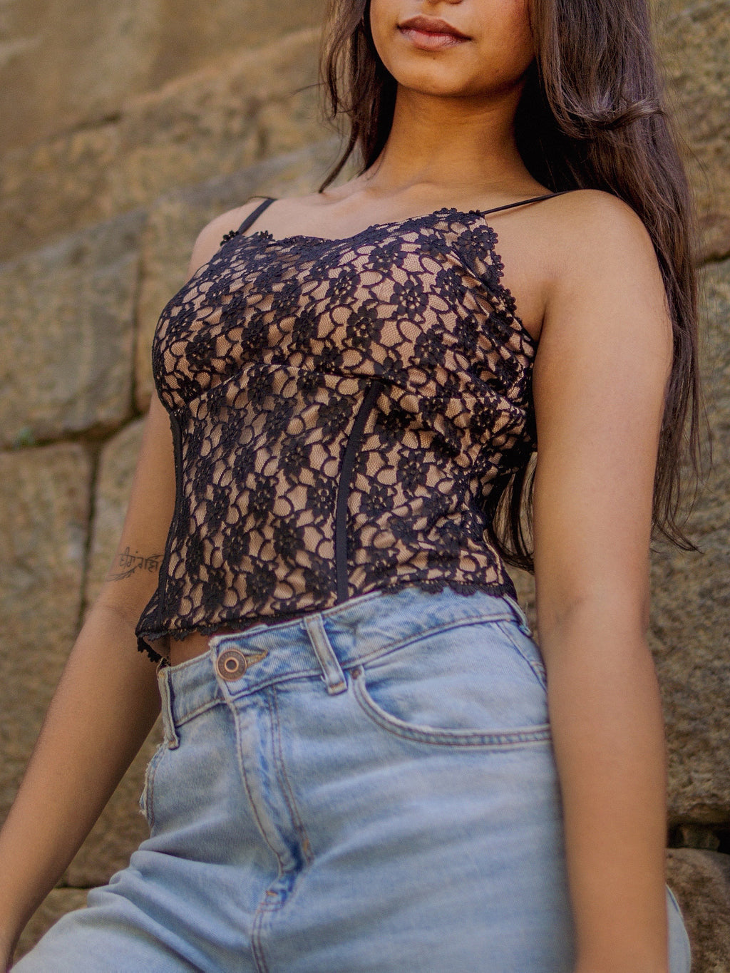 Bloom Lace Corset Cami